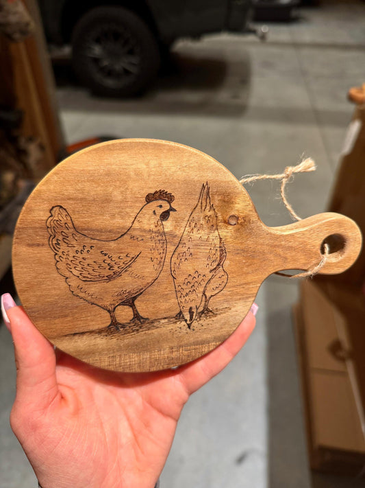 Chicken coasters (set of 2)