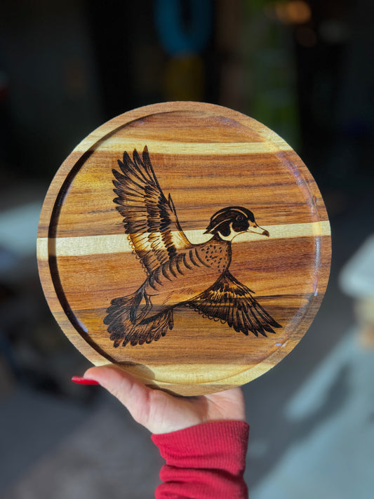 Wood duck plate