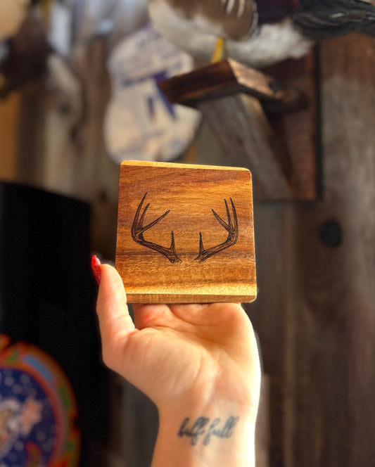 Antler coasters