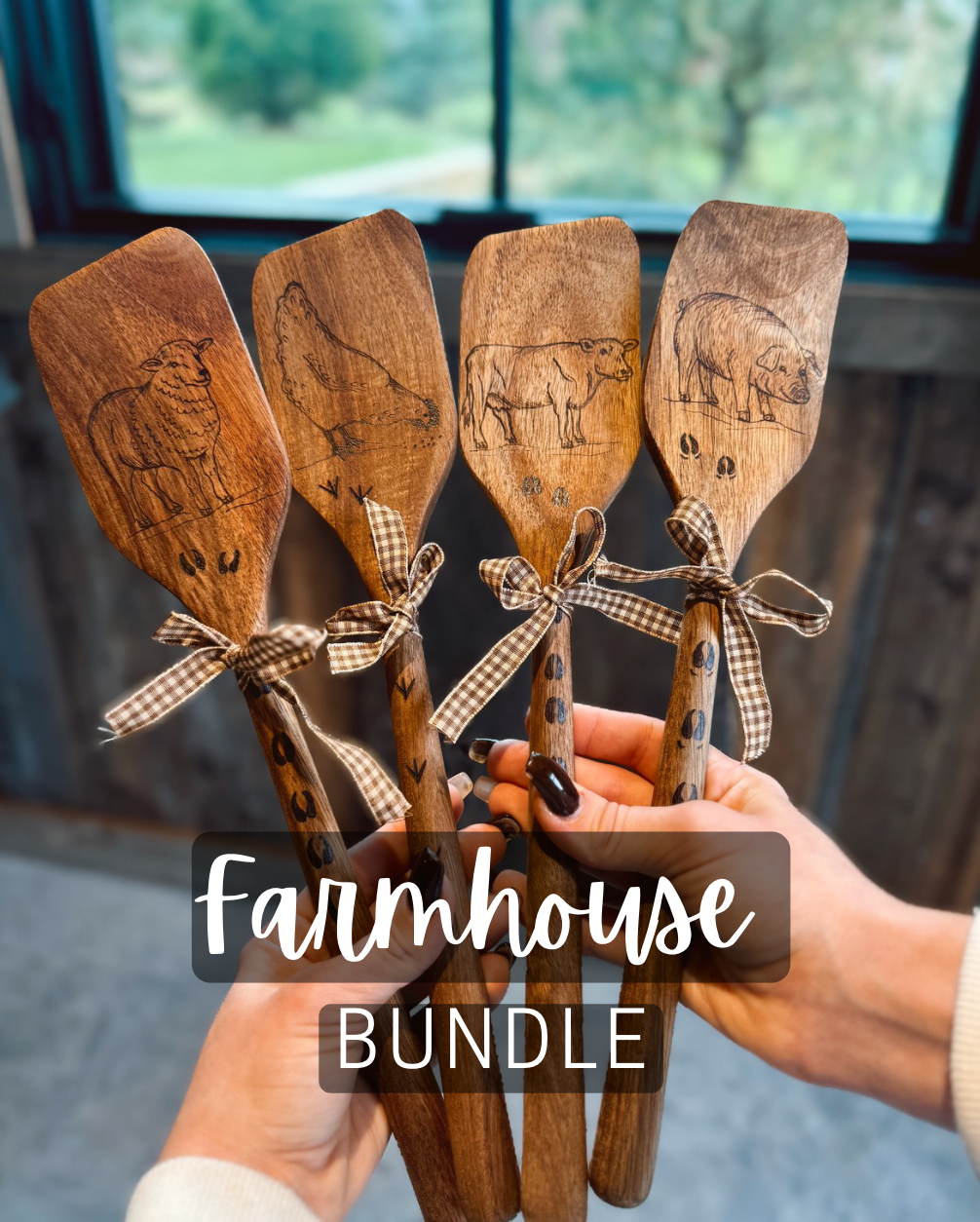 Farmhouse spatula bundle
