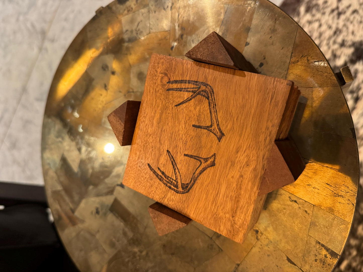 Antler coasters