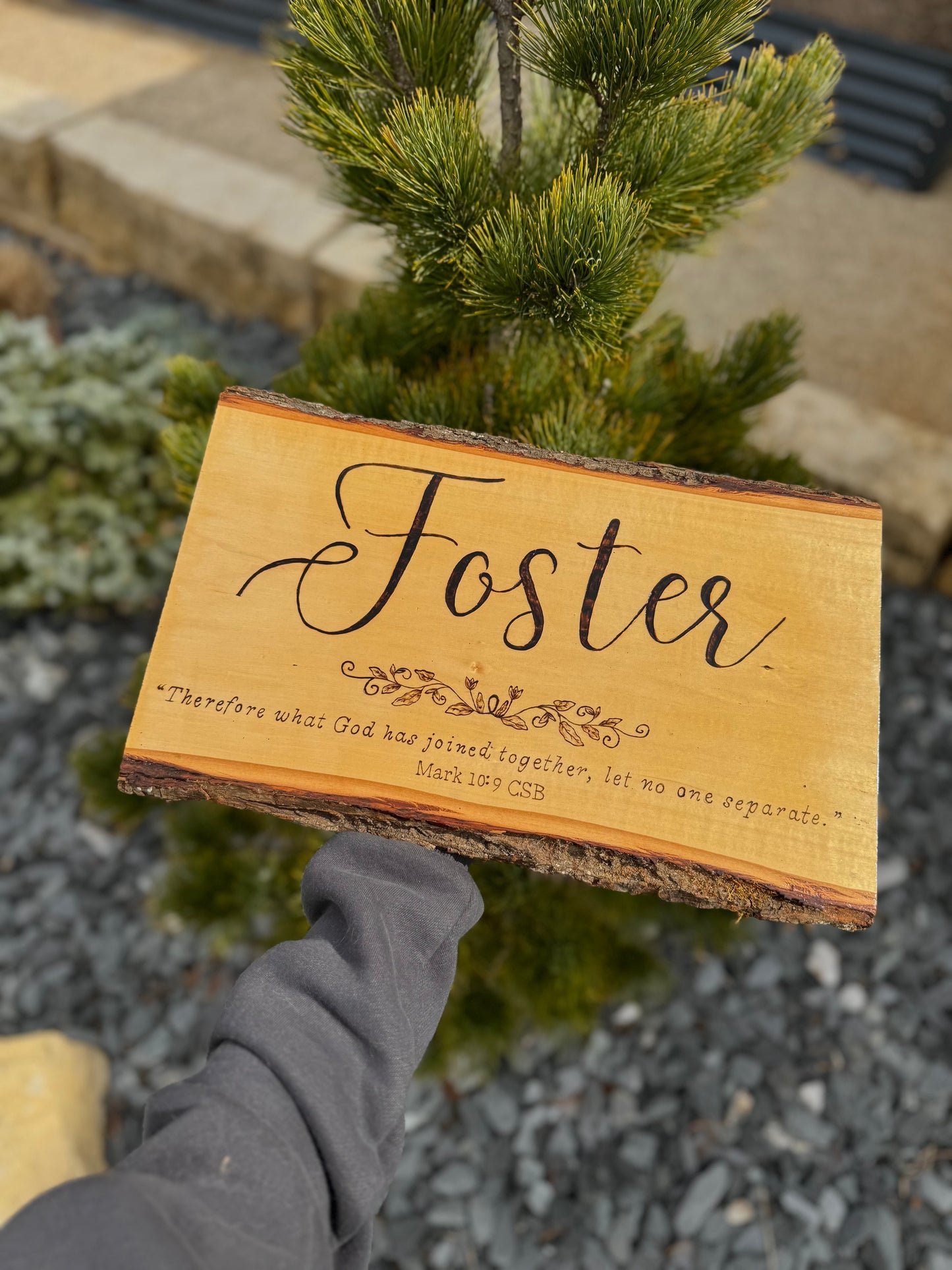 Personalized wedding sign