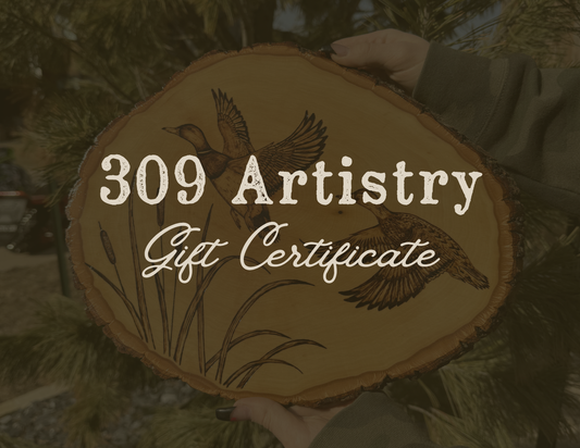 Gift card - 309 Artistry