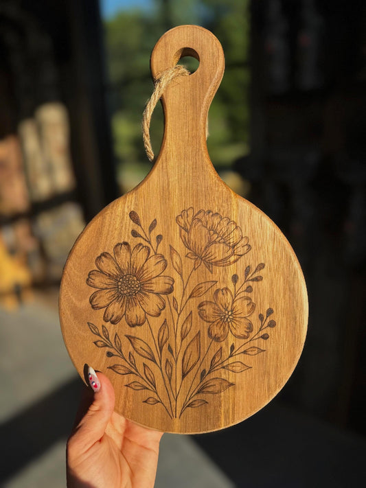 Flower Decor board/trivet