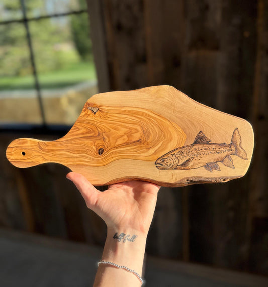Trout serving board
