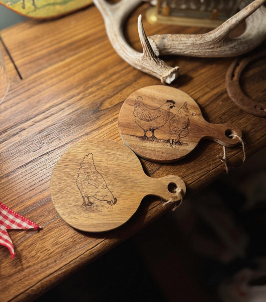 Chicken coasters (set of 2)