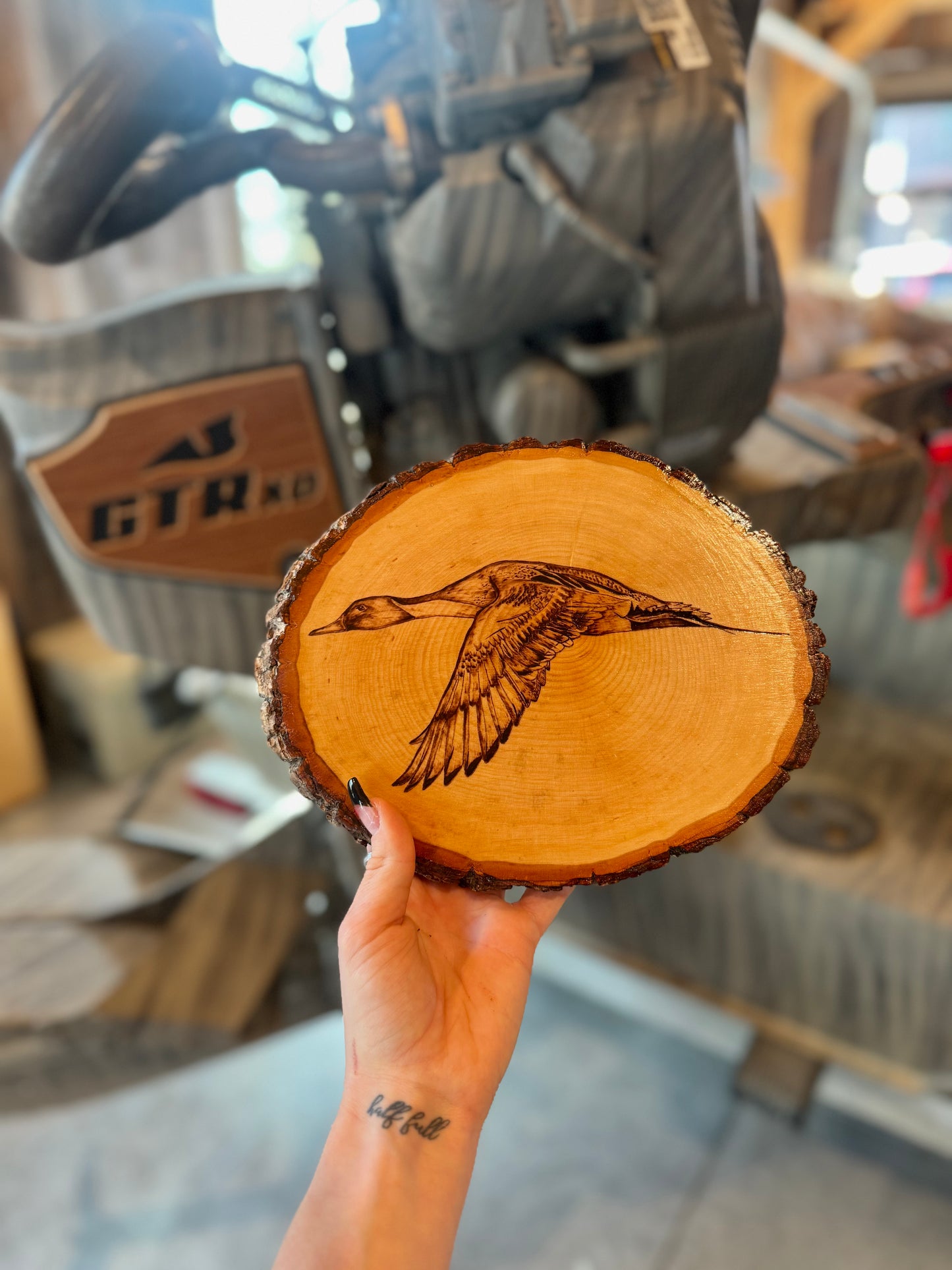 Pintail wood slab