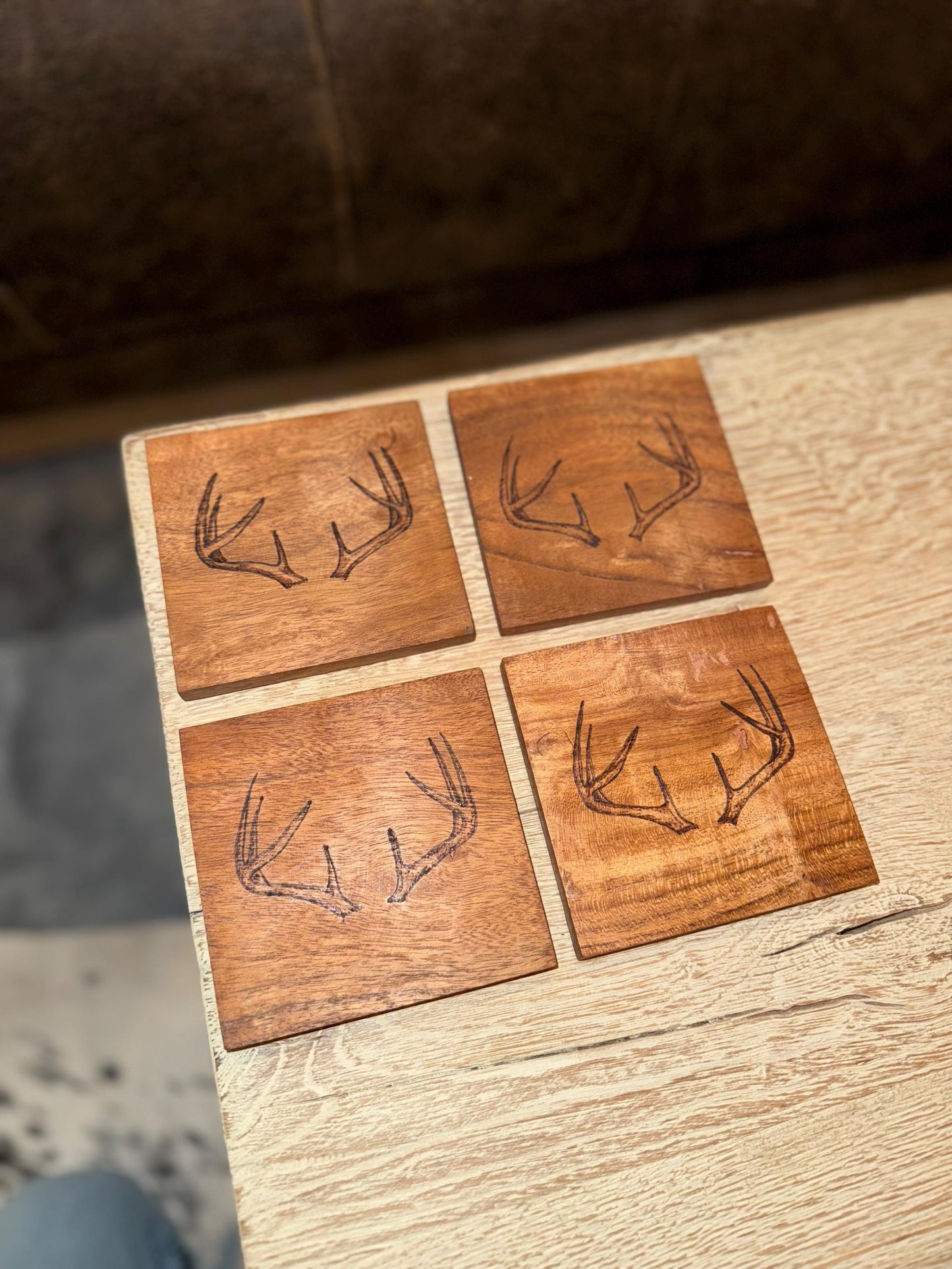 Antler coasters