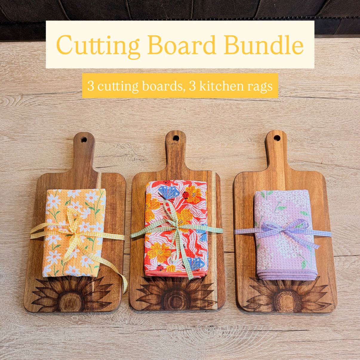 Cutting board bundle (3 piece set)