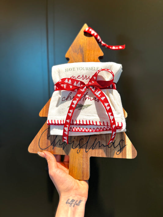 Christmas decor board gift