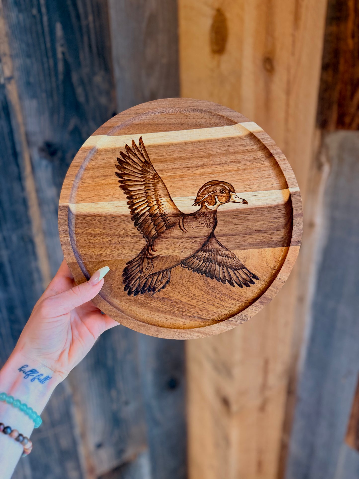 Wood duck plate
