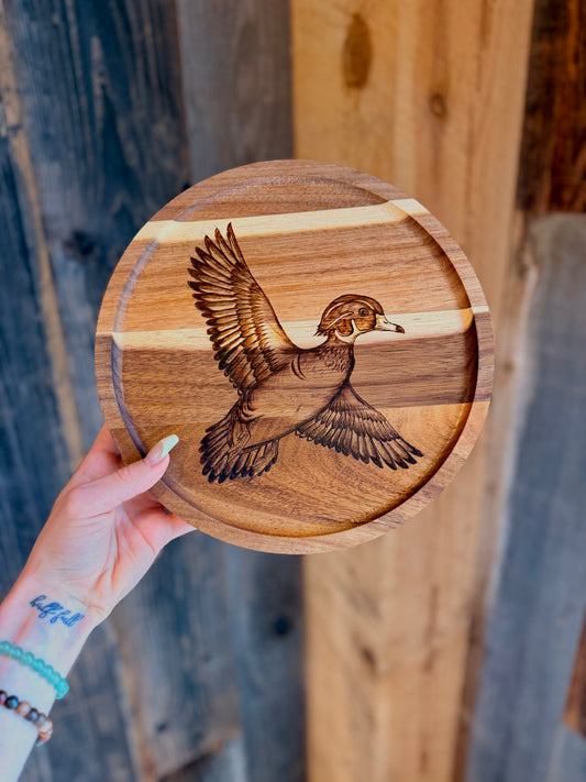 Wood duck plate