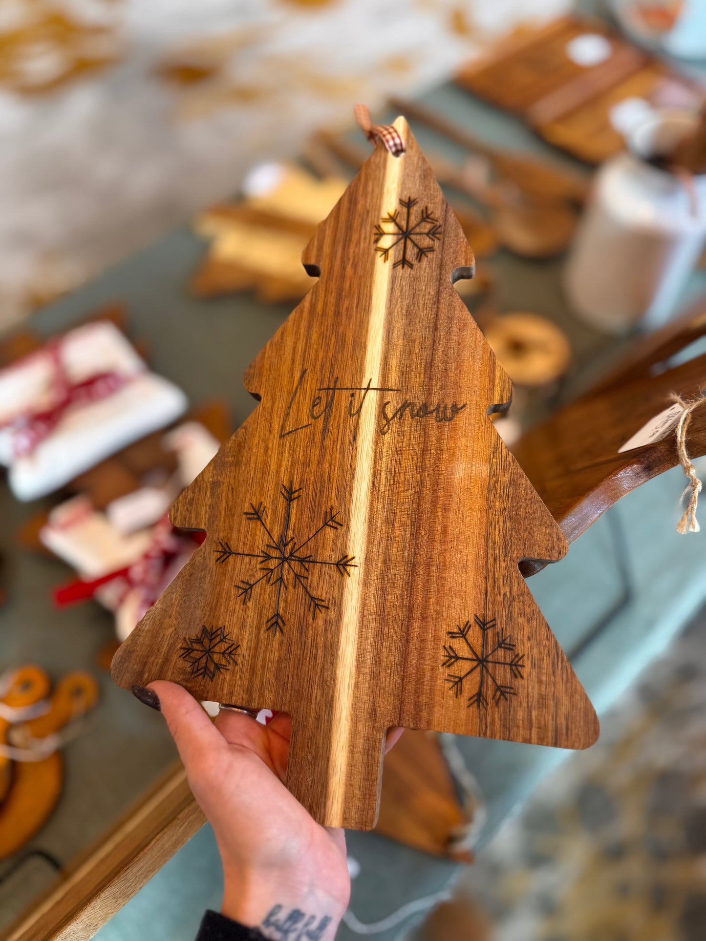 Let it snow board (design 2)