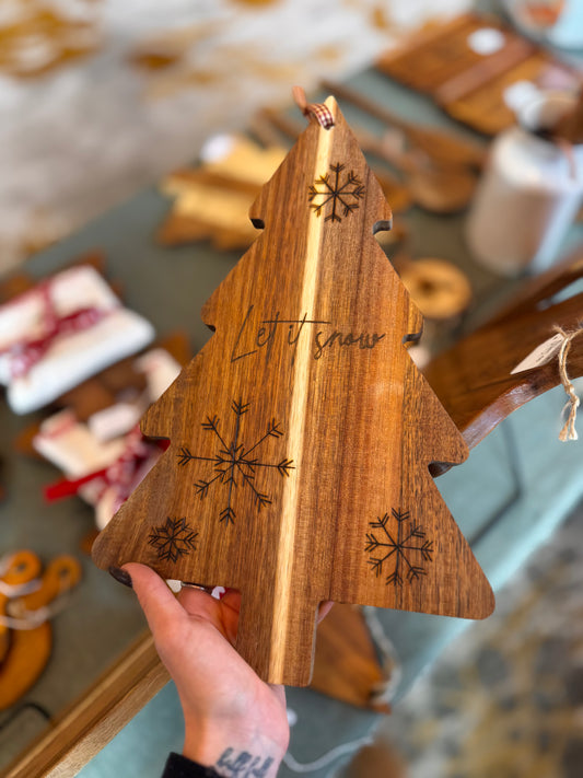 Let it snow board (design 2)