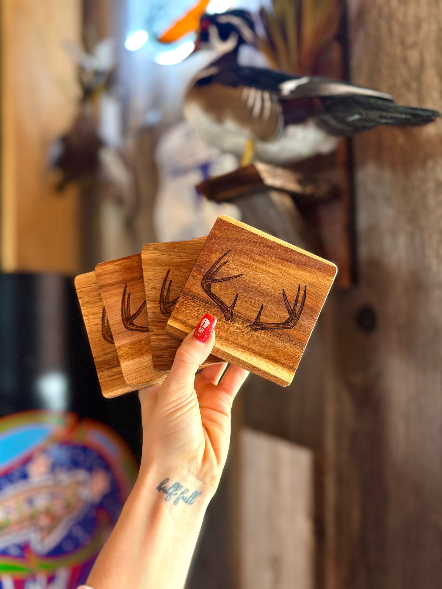 Antler coasters