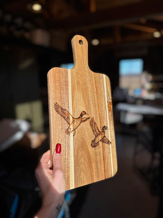 Duck pair cutting board