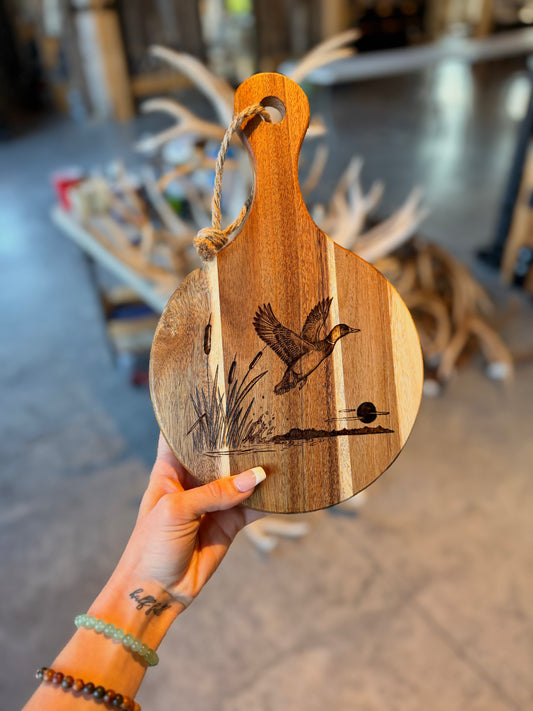 Duck scene trivet