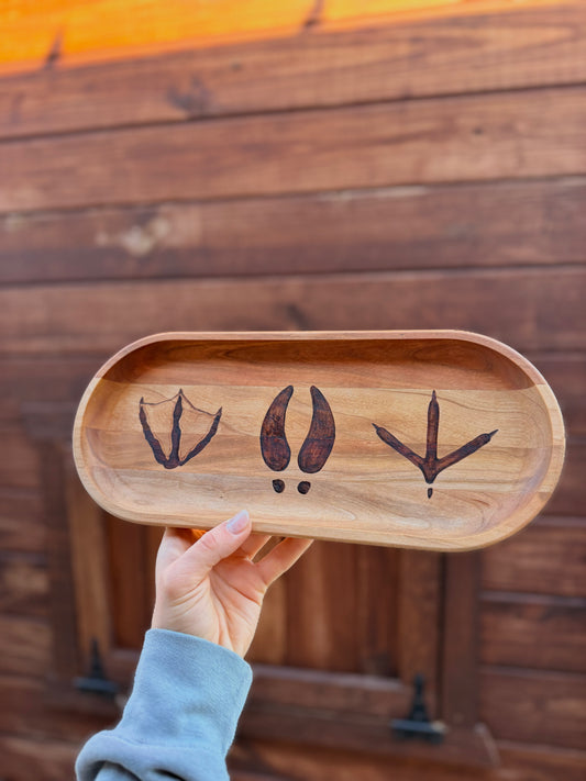 Animal tracks tray