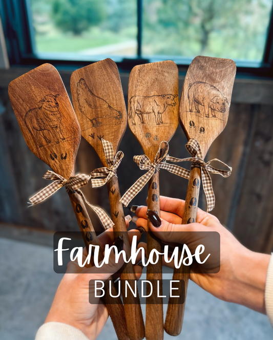 Farmhouse spatula bundle