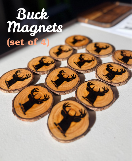 Buck magnet (set of 4)