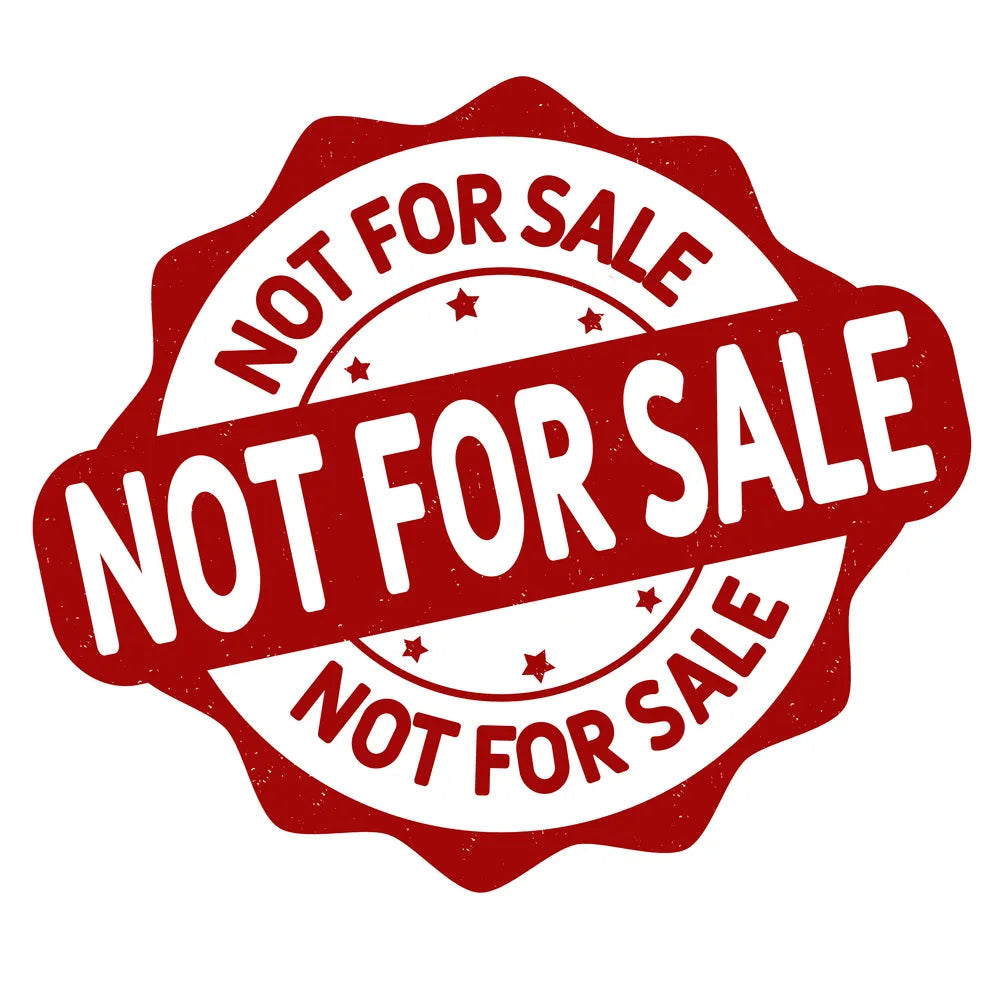 NOT FOR SALE