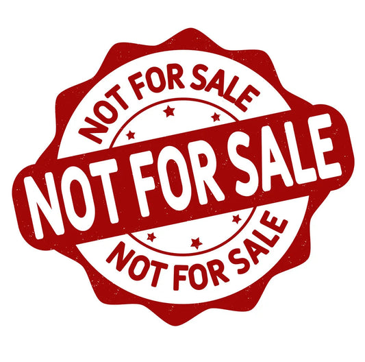 NOT FOR SALE