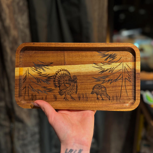 Custom upland game tray