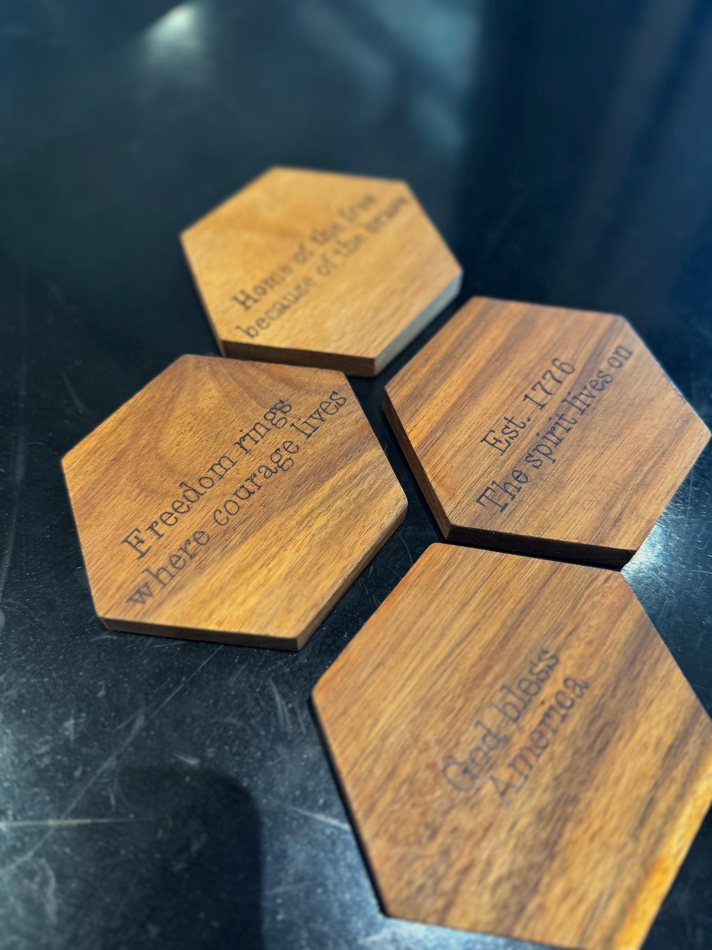 American Saying Coasters (set of 4)