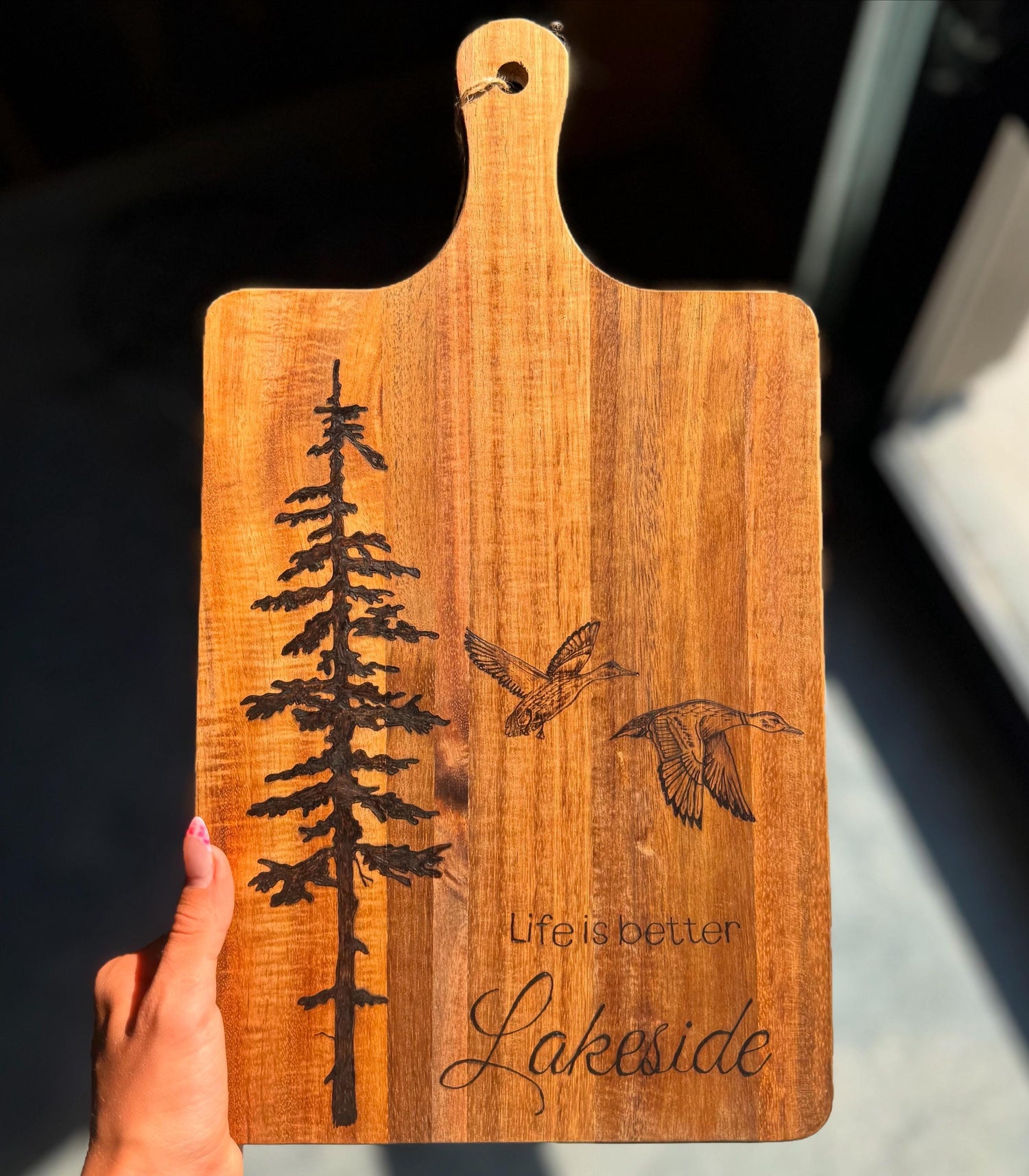 Lakeside decor board
