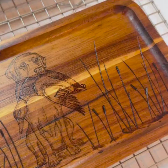 custom duck dog tray