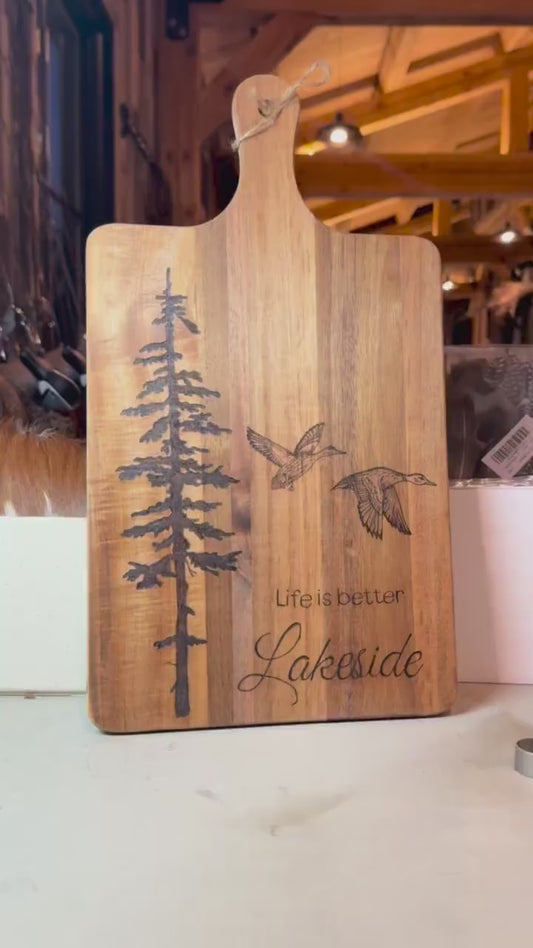 Lakeside decor board